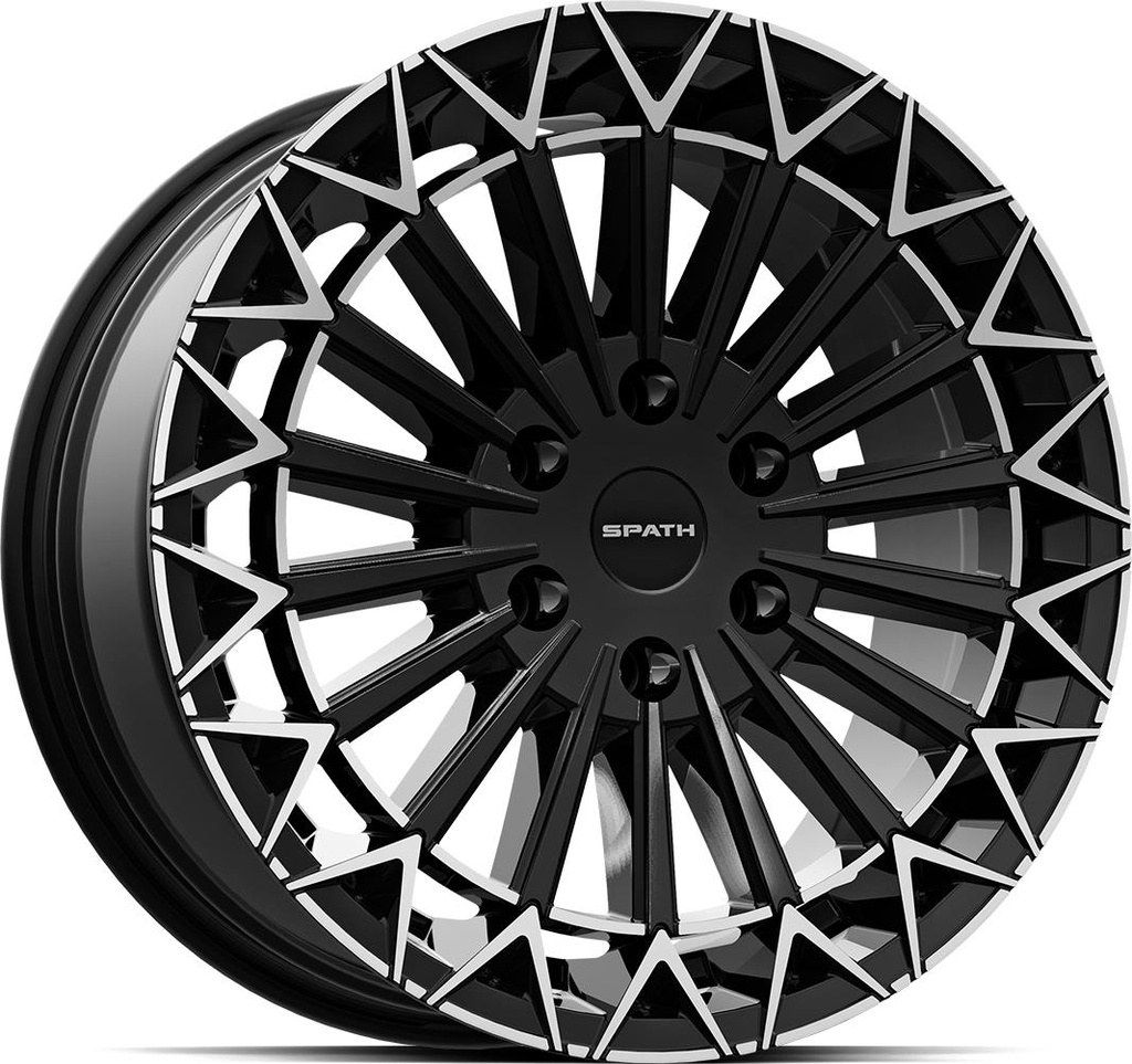 SPATH SP53/H BLACK SPECIAL LIP POL 8x18 6/130 ET50 CB84.1