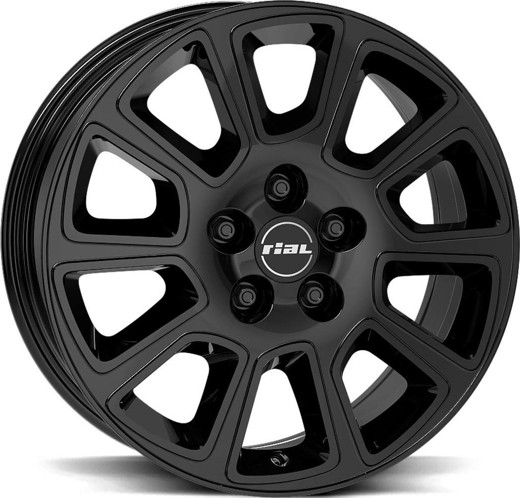 RIAL TRANSPORTER 2 DIAMOND BLACK 7.5x18 6/139.7 ET47 CB93.1