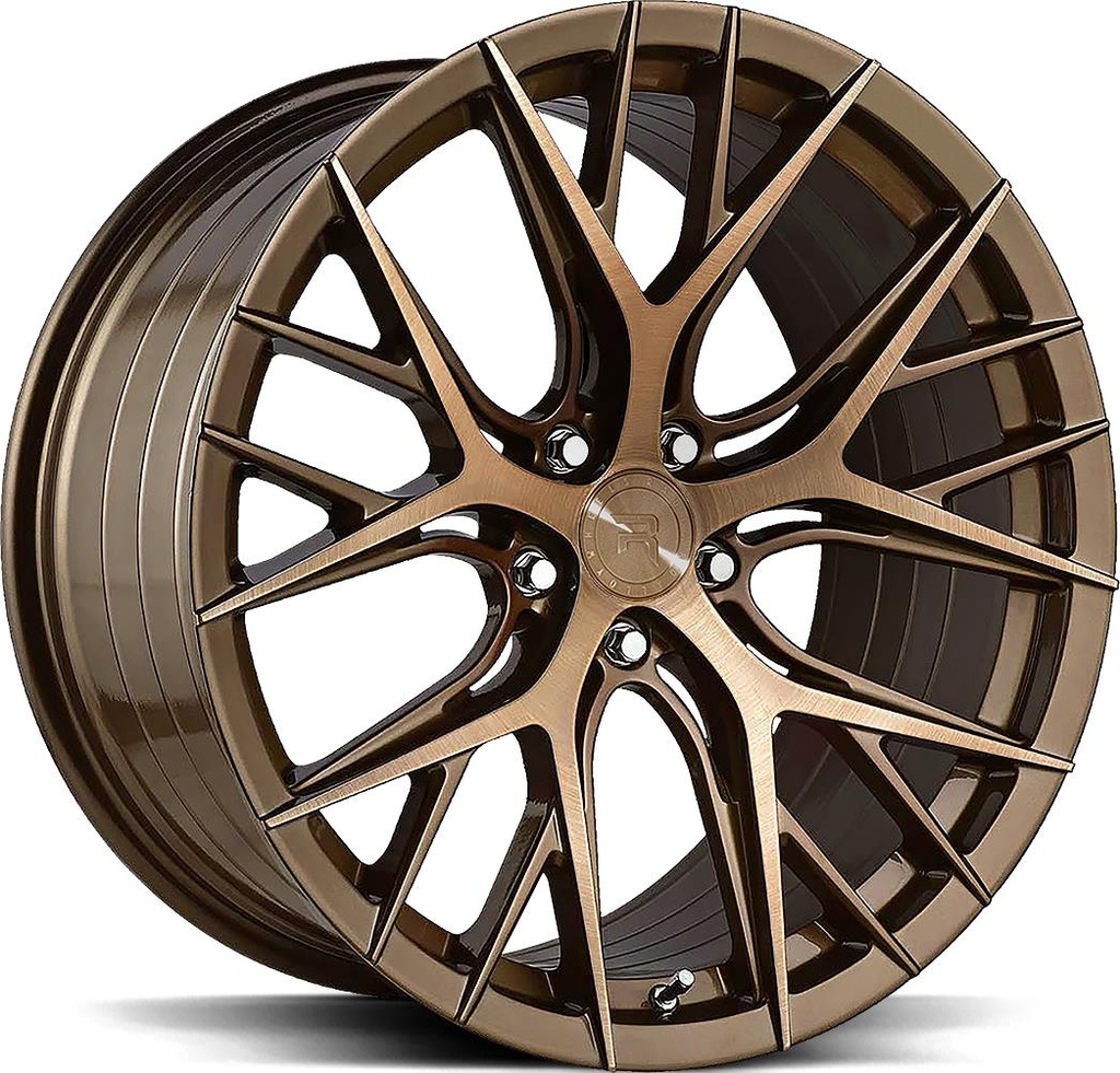 R-SERIES R16 Brushed Dual Bronze 9.0x20 5/108 ET42 CB63.4