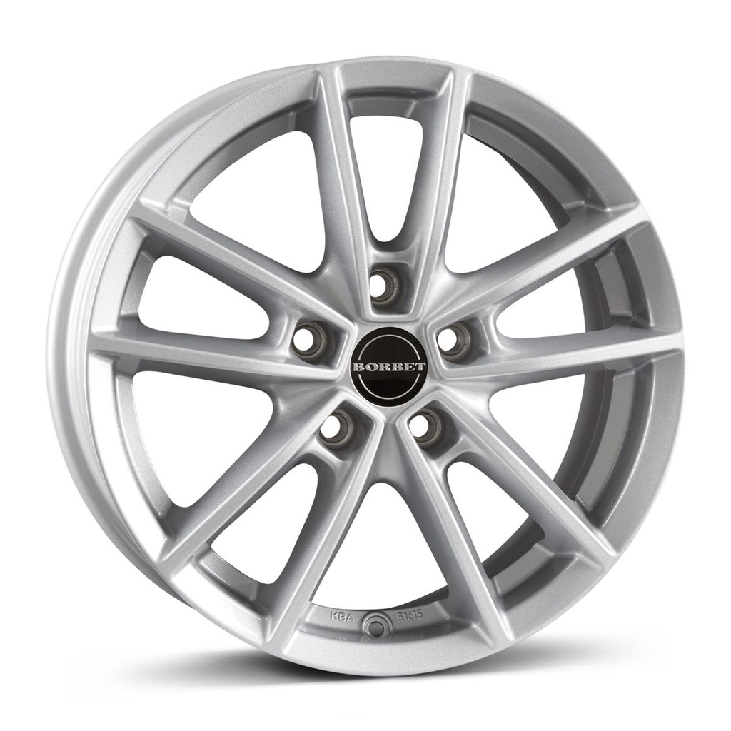 BORBET W CRYSTAL SILVER 7x17 5/108 ET40 CB72.5