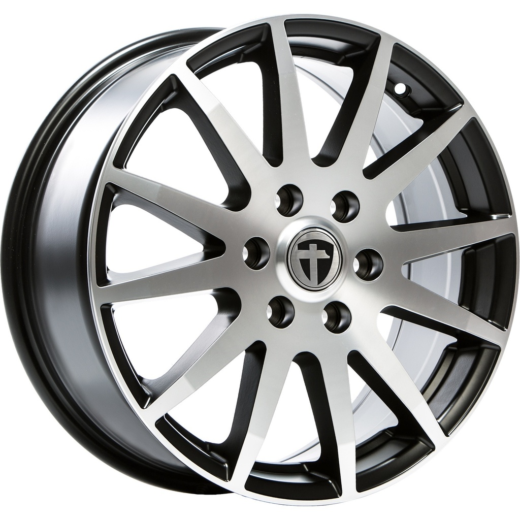 TOMASON TN1F BLACK MATT POLISHED 6.5x16 5/118 ET60 CB71.1