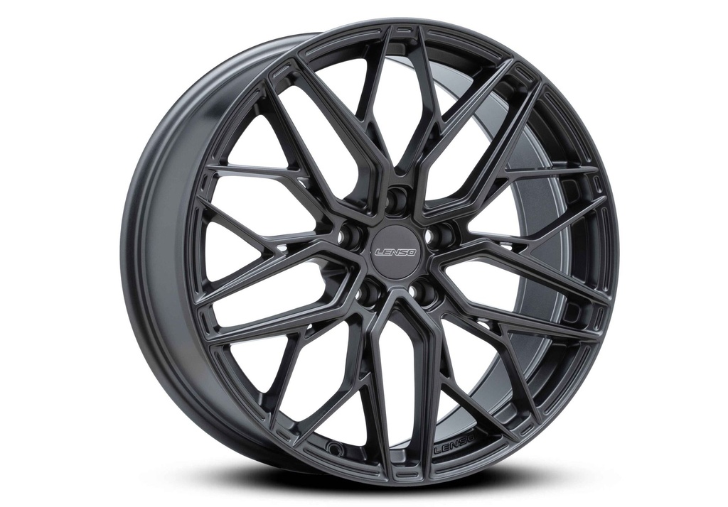 LENSO 8 SATIN GREY 8.5x19 5/108 ET40 CB73.1
