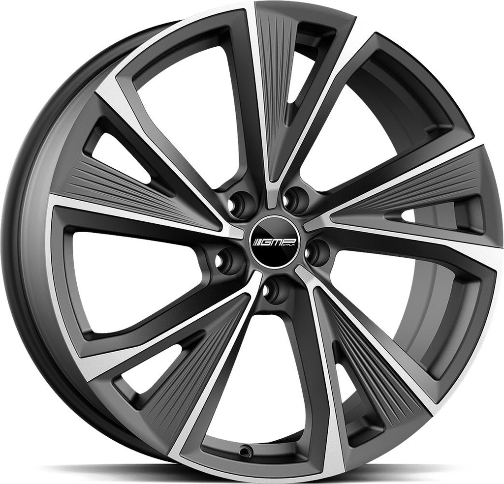 GMP Evento Matt Anthracite Diamond 8.0x19 5/112 ET35 CB66.5