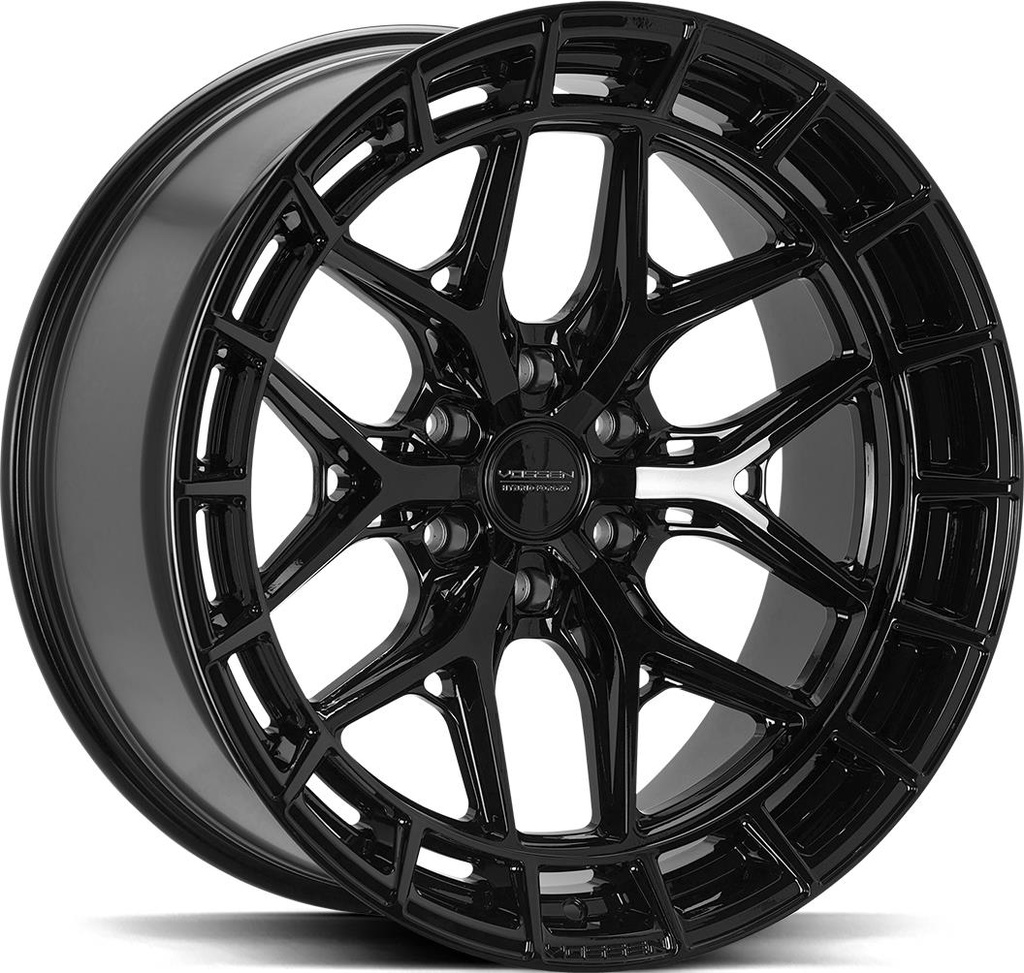 VOSSEN HFX1 GLOSS BLACK 9x17 6/139.7 ET0 CB106.1