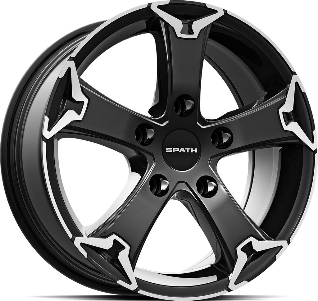 SPATH SP52 H BLACK LIP POL 8x18 6/130 ET50 CB84.1