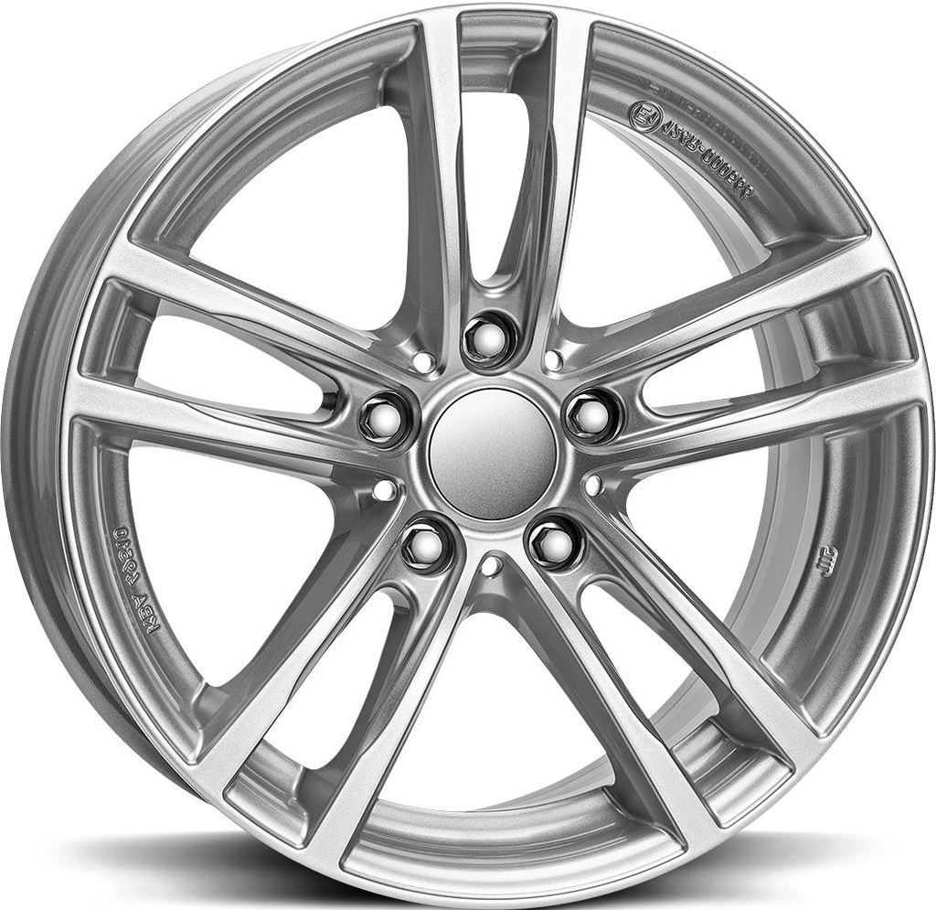 RIAL X10 Polar Silver 7.0x16 5/120 ET31 CB72.6