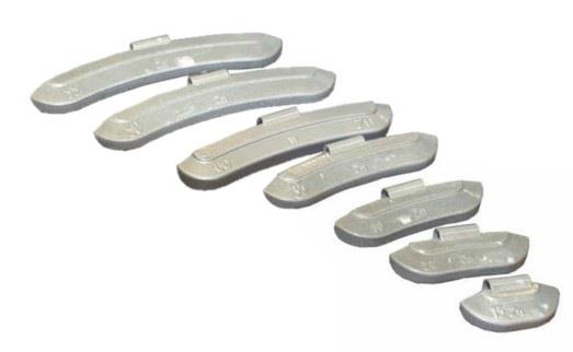 HA-teräsvannepaino budget 25g (Zn) (100kpl)