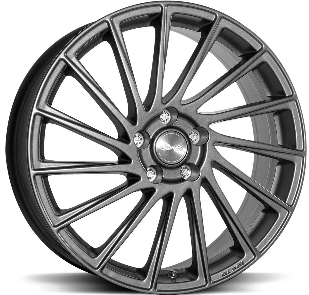 BROCK B39 HIMALAYA GREY MATT 7x17 4/108 ET38 CB65.1