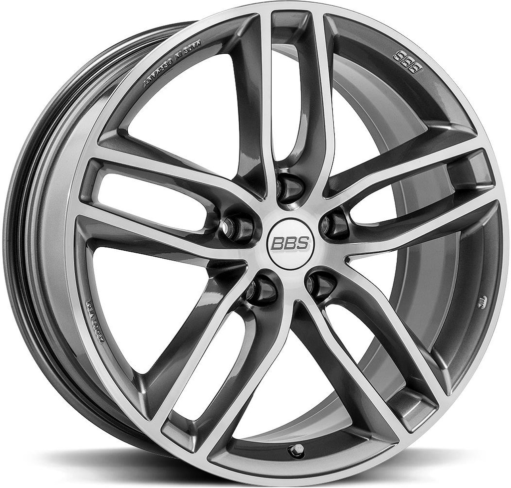 BBS SX Platinum Silver Polish 8.0x18 5/108 ET45 CB70.0