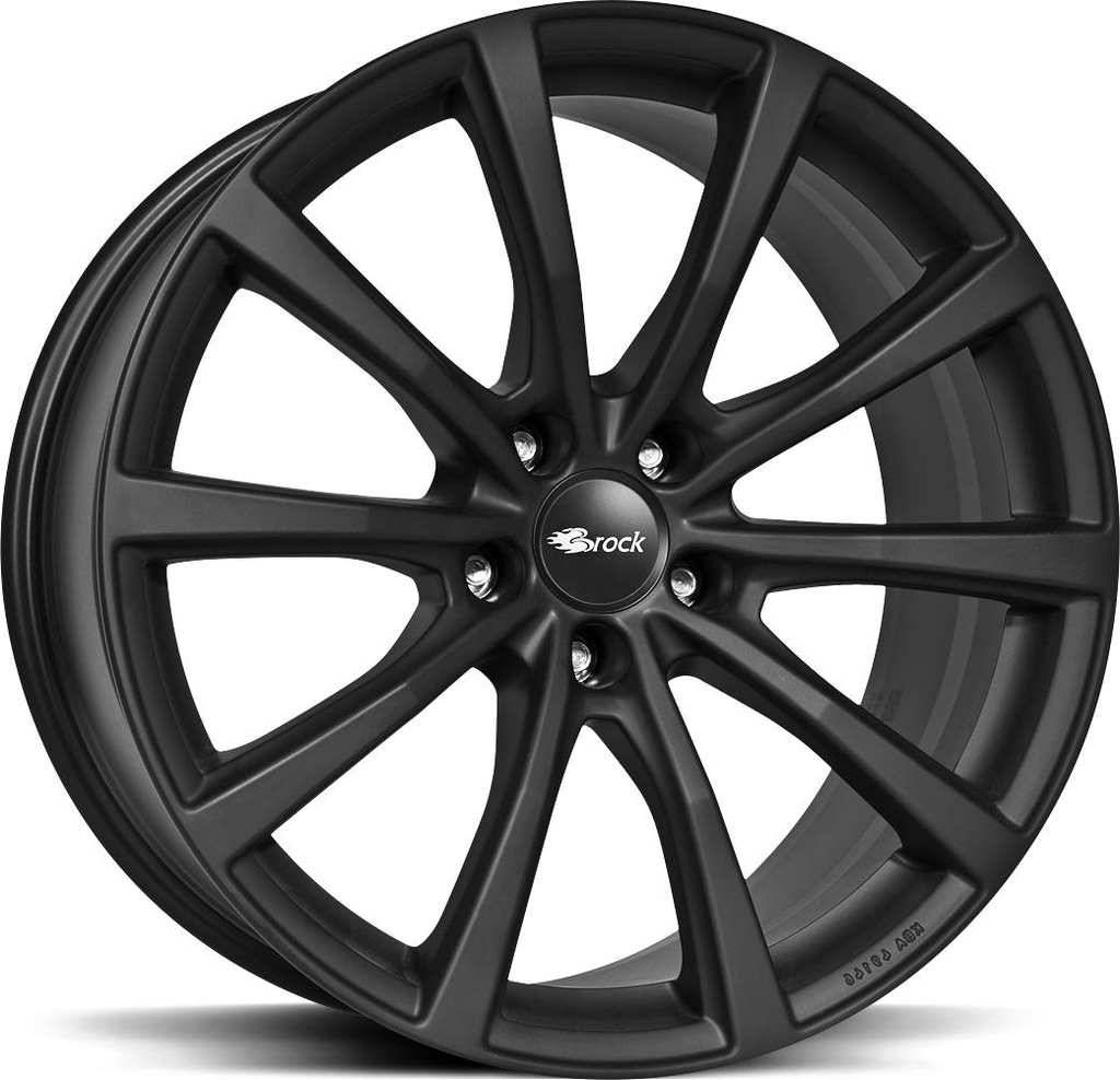 BROCK B32 BLACK MATT 8.5x20 5/127 ET56 CB71.6