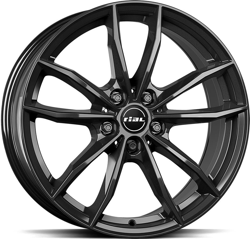 RIAL X12 GLOSS BLACK 8x19 5/112 ET30 CB66.6