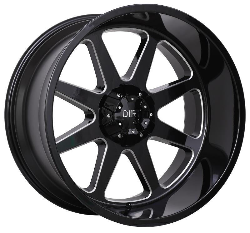 STATUSFÄLGAR D65 GLOSSBLACK 12x22 6/135-139.7 ET-44 CB106.1