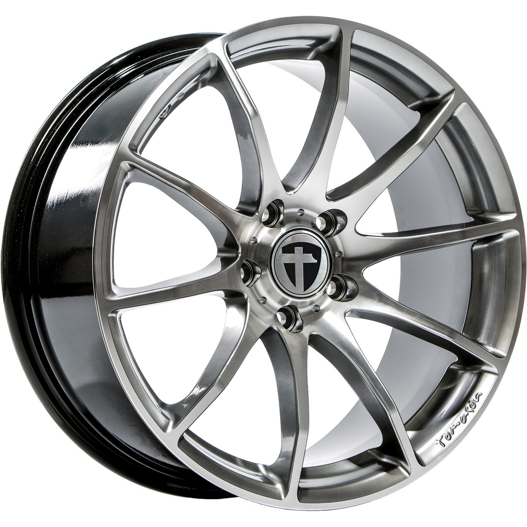 TOMASON TN1 HYPER BLACK POLISHED 8x17 5/112 ET35 CB72.6