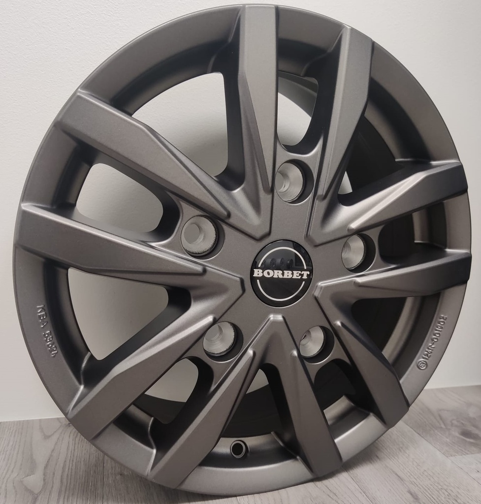 BORBET CW5 MISTRAL MATT ANTHRACITE 6.5x16 5/160 ET60 CB65.1