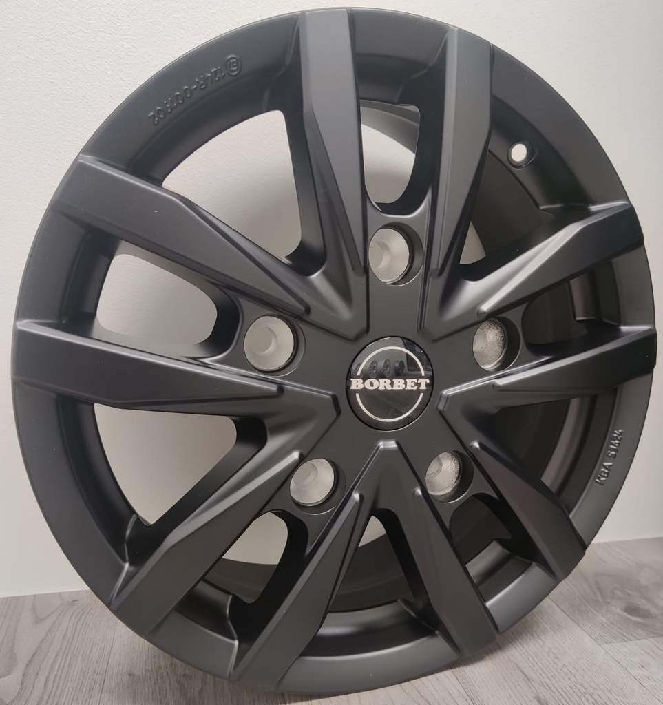 BORBET CW5 MATTBLACK 6.5x16 5/160 ET60 CB65.1