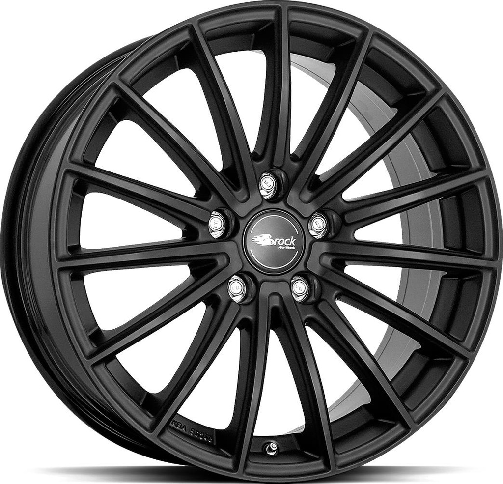 BROCK B36 SATIN BLACK MATT 8.5x19 5/112 ET35 CB66.6