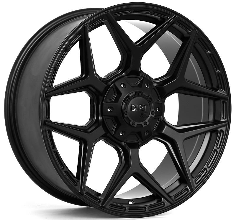 STATUSFÄLGAR D44 FLATBLACK 10x20 6/135-139.7 ET-20 CB106.1