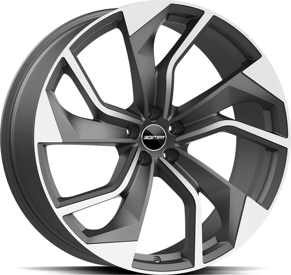 GMP Rebel Matt Anthracite Diamond 8.5x19 5/112 ET25 CB66.6