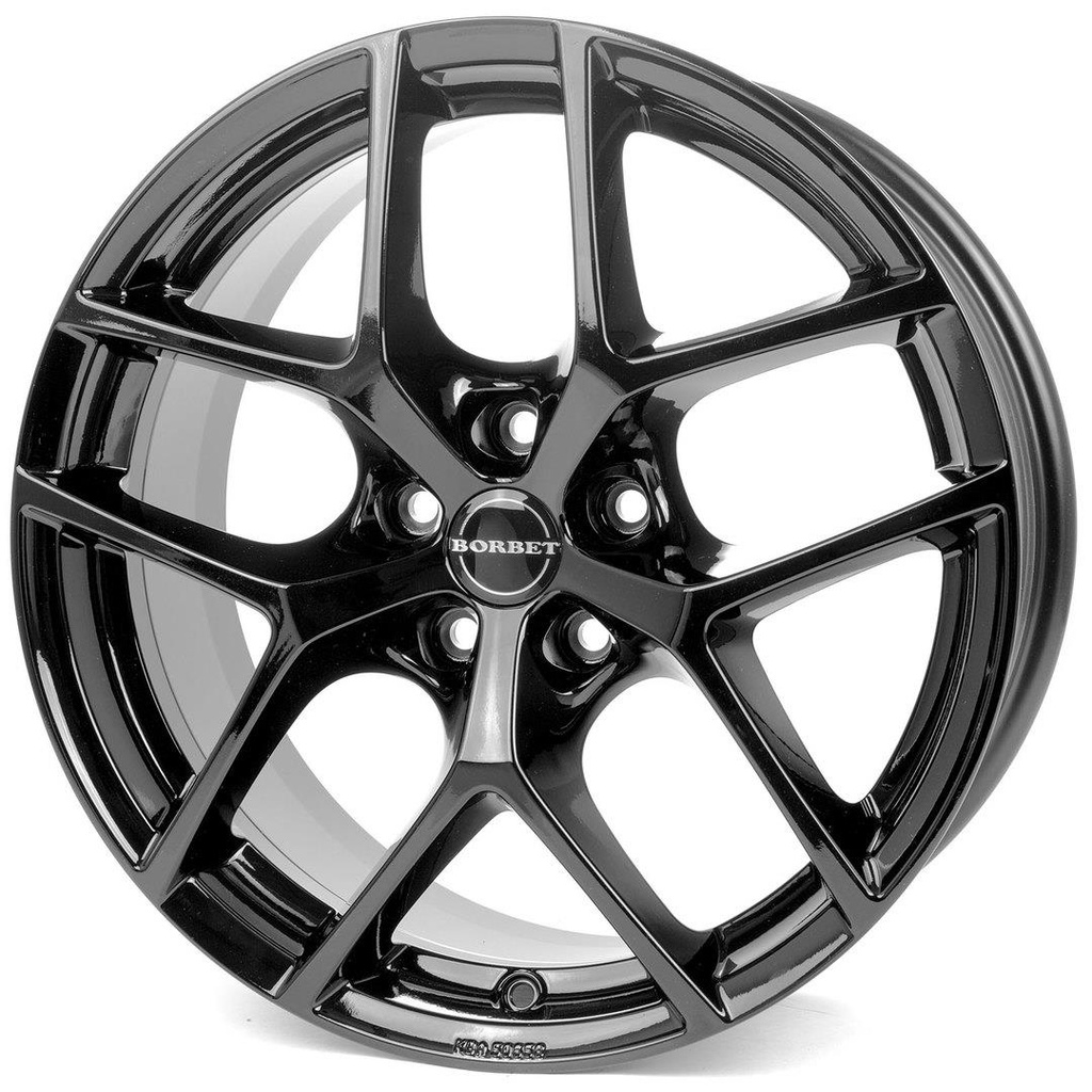 BORBET Y BLACK GLOSSY 9.5x19 5/114.3 ET45 CB64.1