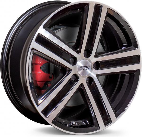 STW CARGO BLACK POL 6.5x16 5/130 ET62 CB78.1