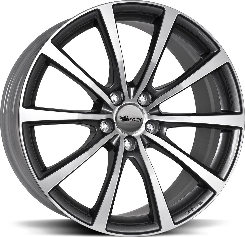 BROCK B32 TITAN FULL POL 8.5x19 5/112 ET55.2 CB66.6