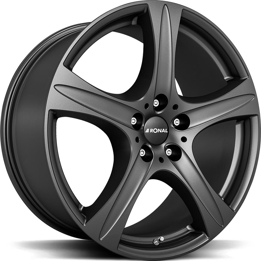 RONAL R55 MATT BLACK 7.5x17 5/120 ET55 CB65.1