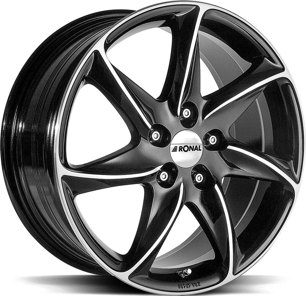 RONAL R51 BLACK POLISHED 6.5x15 4/98 ET35 CB68.1