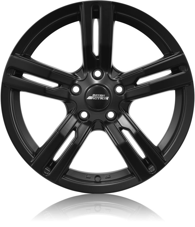 INTER ACTION KARGIN DULL BLACK 7.5x17 5/112 ET45 CB66.5