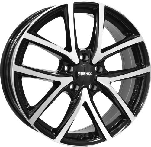 MONACO WHEELS CL2 GLOSS BLACK POLISHED 6.5x16 4/100 ET40 CB63.3