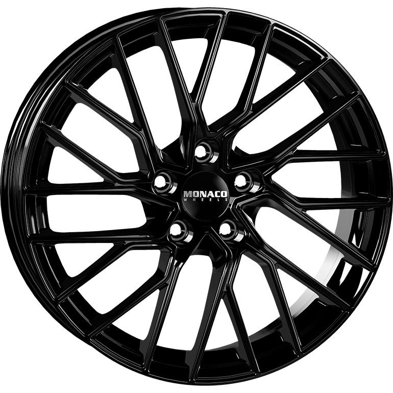 MONACO WHEELS GP11 GLOSS BLACK 8x18 5/112 ET45 CB66.5