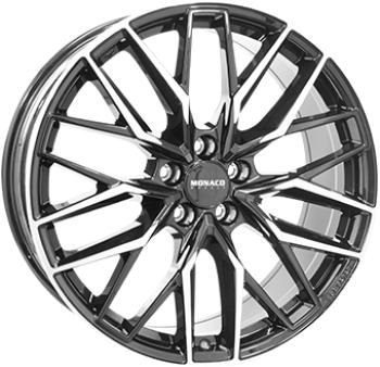 MONACO WHEELS GPX BLACK POLISHED 8x20 5/112 ET30 CB70.1