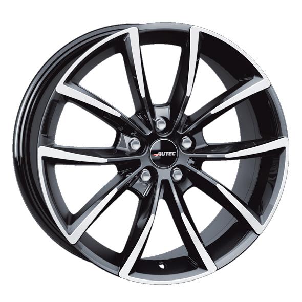 AUTEC ASTANA BLACK POLISHED 8x19 5/108 ET42 CB63.3