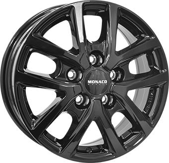 MONACO WHEELS CL2T BLACK 6.5x16 5/120 ET52 CB65.1