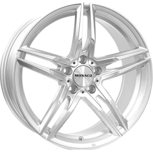 MONACO WHEELS GP1 SILVER 7.5x17 5/120 ET35 CB72.6