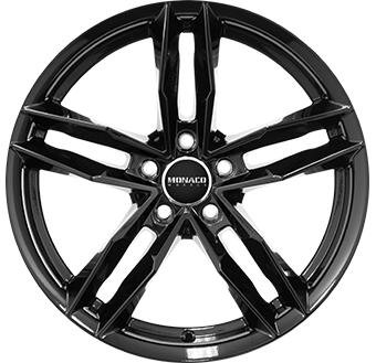 MONACO WHEELS RR8M GLOSS BLACK 8.5x19 5/112 ET45 CB66.5