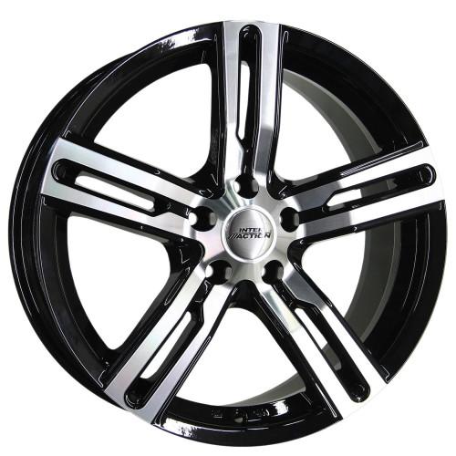 INTER ACTION KARGIN GLOSS BLACK POLISHED 7.5x18 5/160 ET50 CB65.1