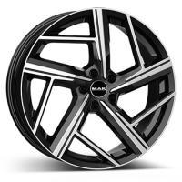 MAK QVATTRO BLACK POLISHED 8x18 5/112 ET26 CB66.4