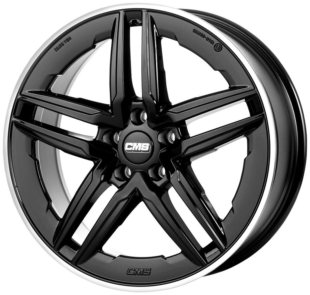 CMS C29 AERO BLACK RIM POL 8.5x18 5/112 ET56 CB57.1