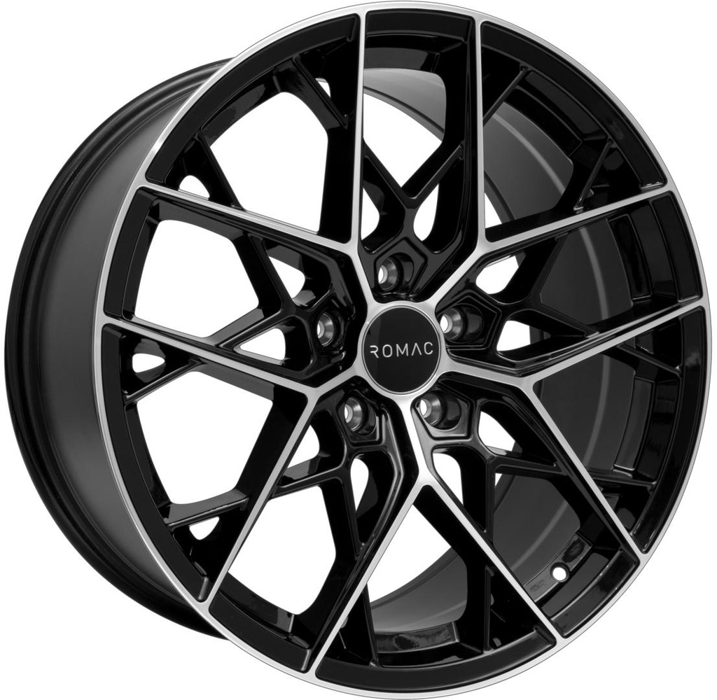 ROMAC VORTEX GLOSS BLACK / POLISHED 8x19 5/112 ET45 CB73.1