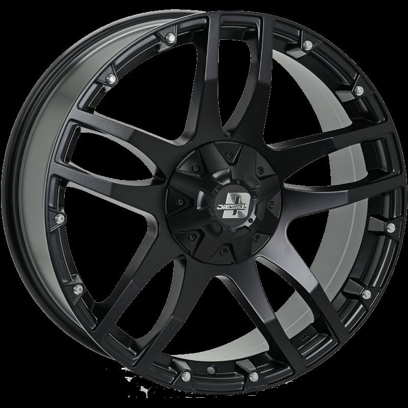 DIESEL CLIFF MATT BLACK 8.5x18 6/139.7 ET20 CB110.1