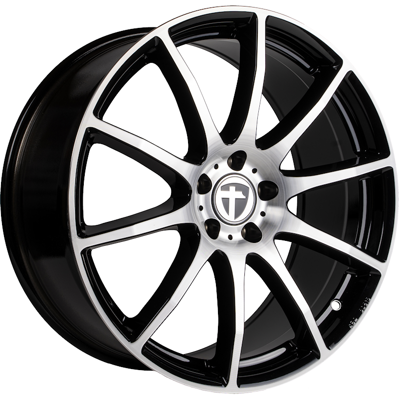 TOMASON TN1 BLACK POLISHED 8x19 5/114.3 ET45 CB72.6
