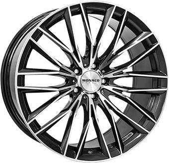 MONACO WHEELS GP2 ANTHRACITE POLISH 8x18 5/112 ET45 CB66.5
