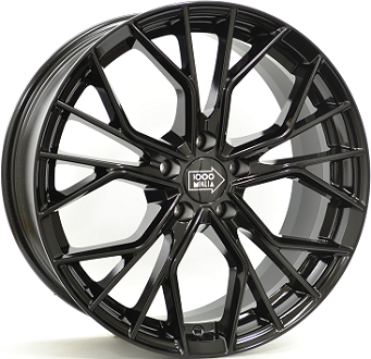 MILLE MIGLIA MM1020 GLOSS BLACK 8x18 5/108 ET45 CB63.4
