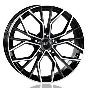 MILLE MIGLIA MM1020 BLACK POLISHED 8x18 5/112 ET32 CB66.5