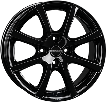 BORBET LV4 GLOSS BLACK 5.5x14 4/98 ET35 CB64.1