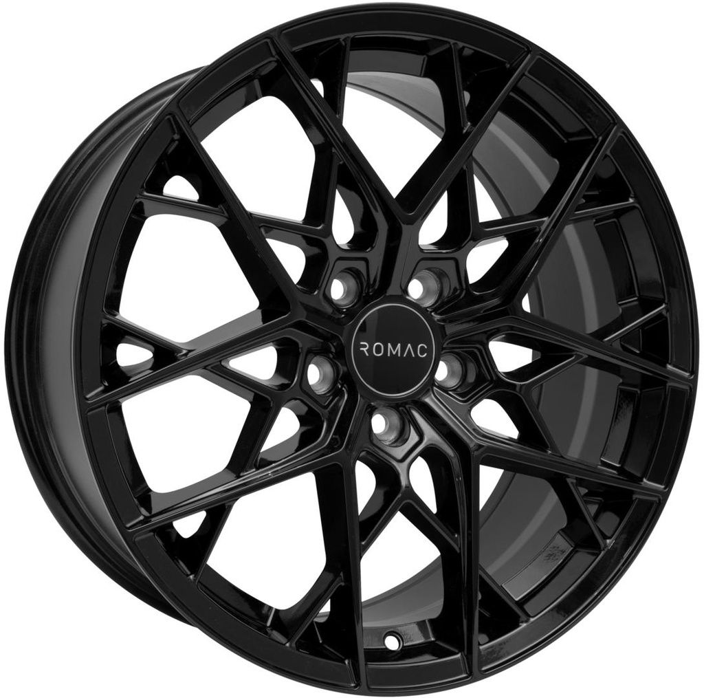 ROMAC VORTEX GLOSS BLACK 8x19 5/108 ET42 CB73.1