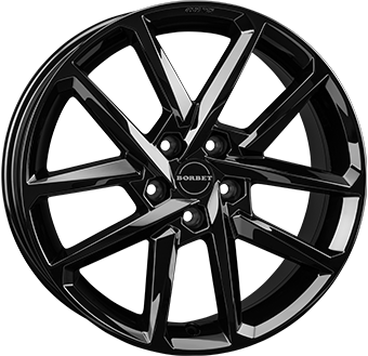 BORBET N GLOSS BLACK 7.5x18 5/114.3 ET45 CB72.5