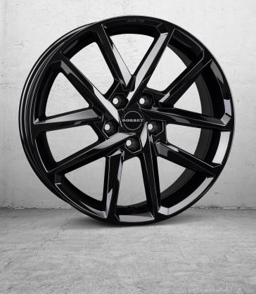 BORBET N BLACK GLOSS 6.5x17 5/114.3 ET45 CB72.5