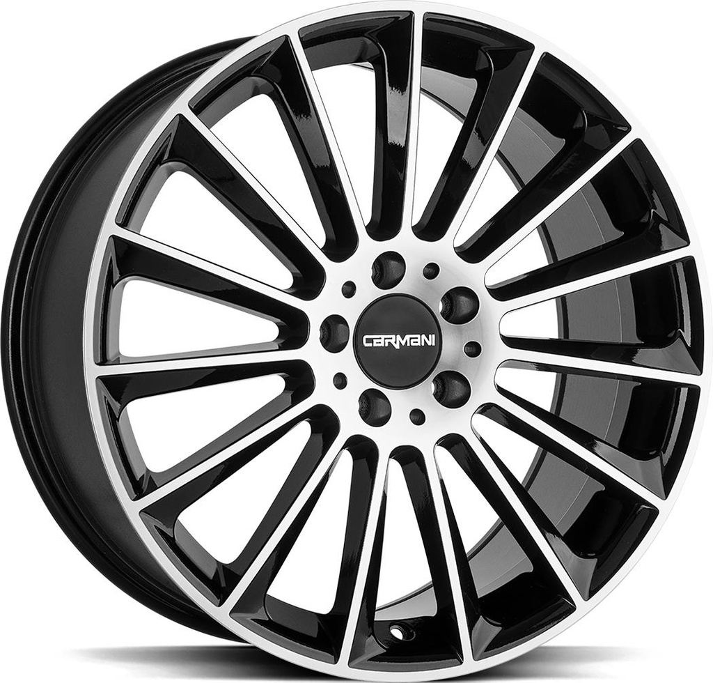 CARMANI FRITZ BLACK POLISH 9x19 5/112 ET45 CB66.6