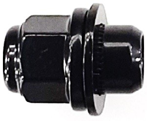 Mutteri 12x1,5x37 flat Av21 OE Toyota (Musta)